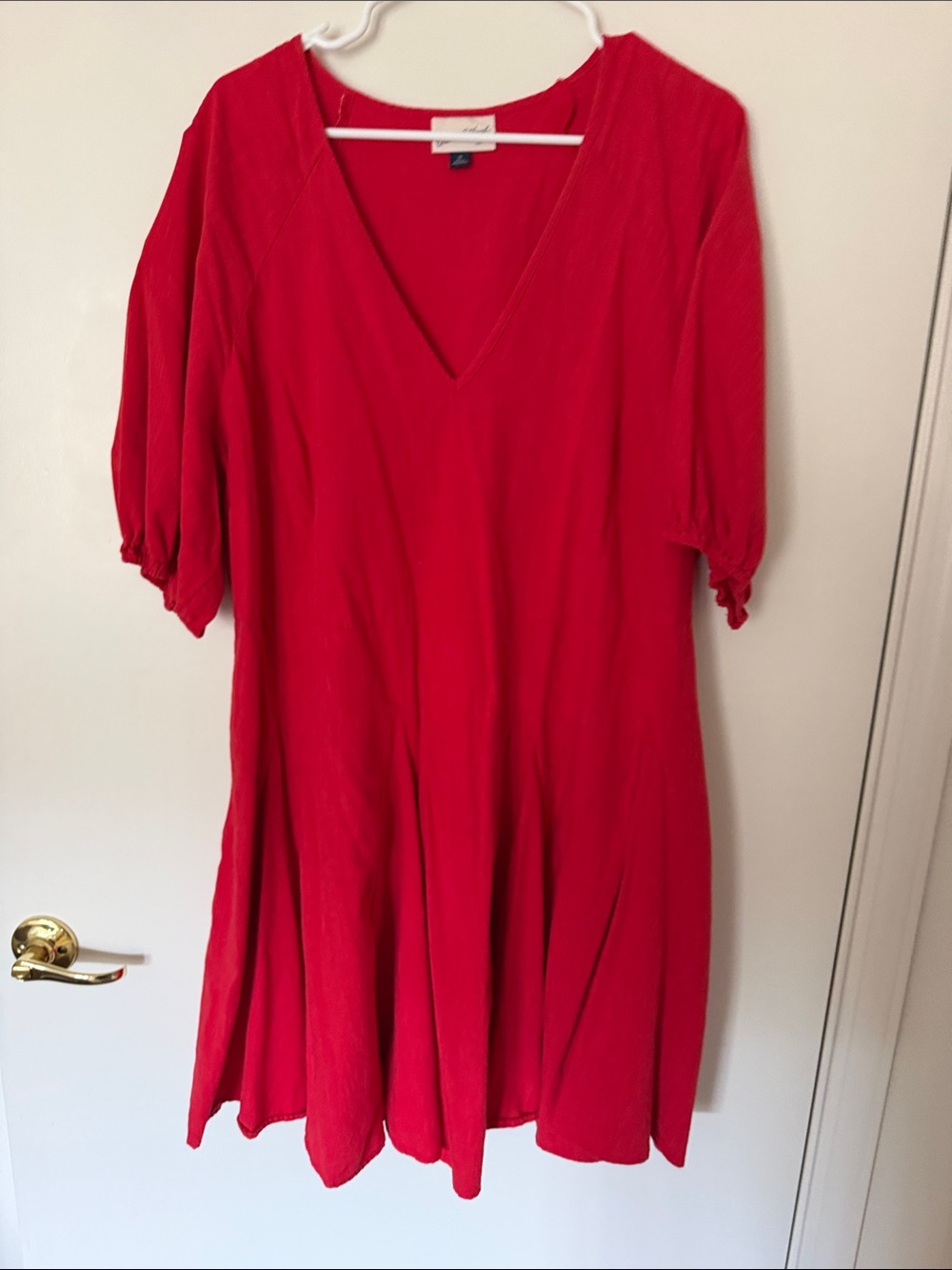 Universal Thread Red V-Neck Swing Tunic